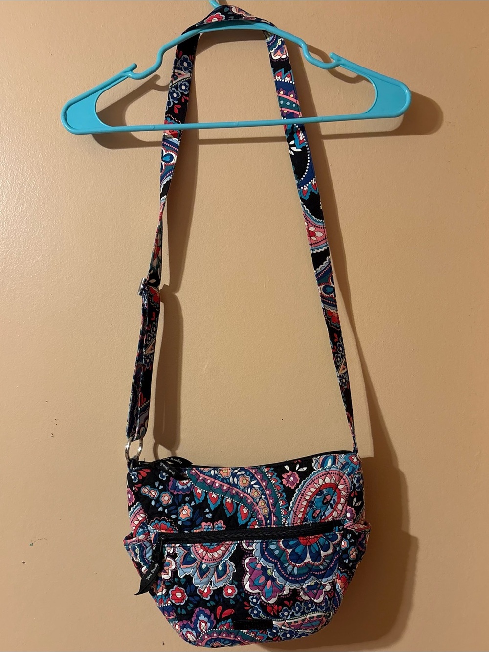 Vera Bradley quilted cotton crossbody bag
